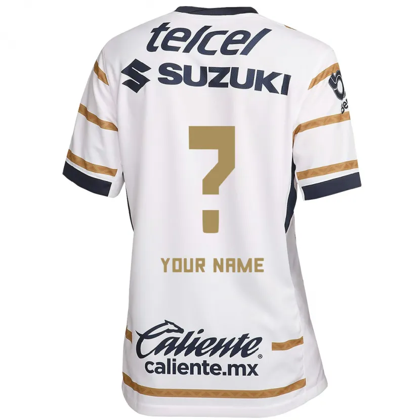 Danxen Niño Camiseta Su Nombre #0 Obsidiana Blanca 1ª Equipación 2024/25 La Camisa