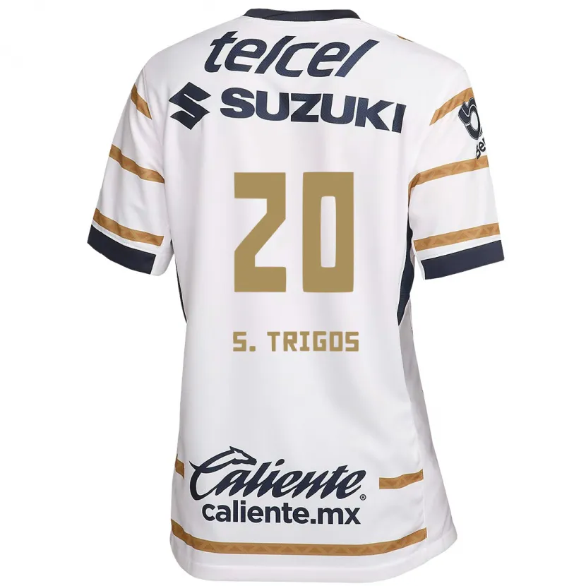 Danxen Niño Camiseta Santiago Trigos #20 Obsidiana Blanca 1ª Equipación 2024/25 La Camisa