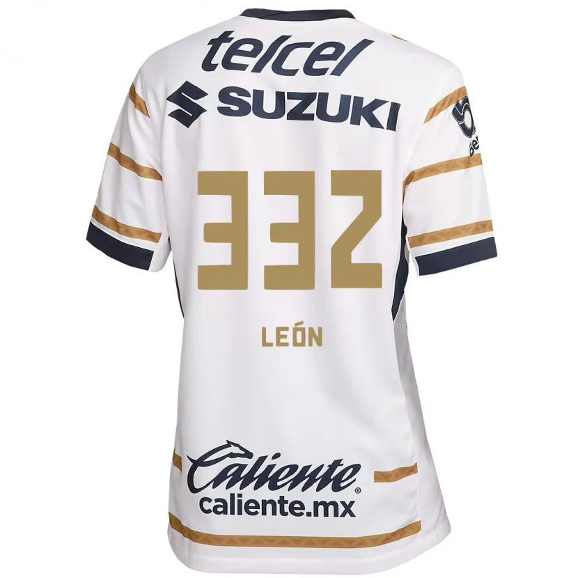 Danxen Niño Camiseta Andryk León #332 Obsidiana Blanca 1ª Equipación 2024/25 La Camisa