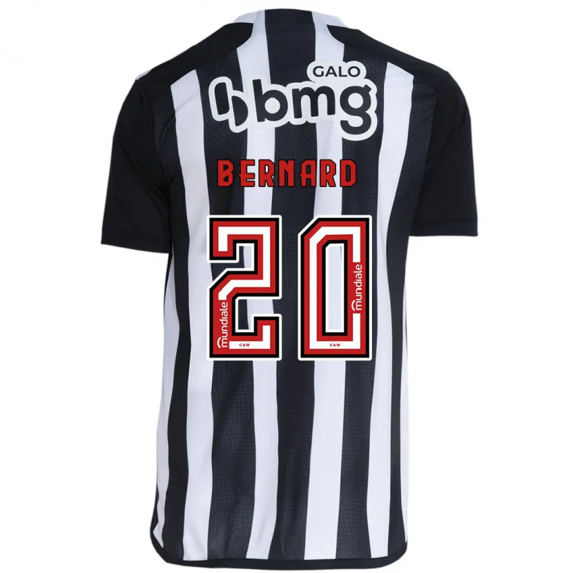 Danxen Niño Camiseta Bernard #20 Blanco Negro 1ª Equipación 2024/25 La Camisa