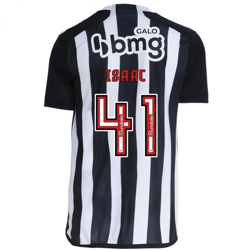 Danxen Niño Camiseta Isaac #41 Blanco Negro 1ª Equipación 2024/25 La Camisa