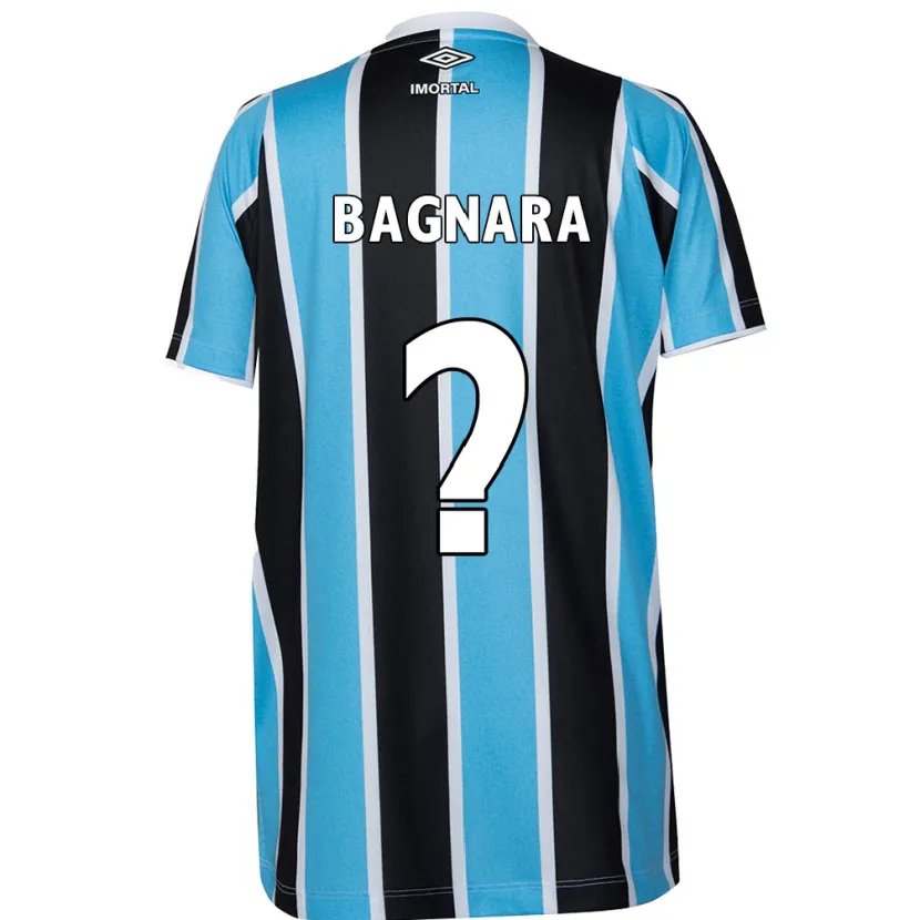 Danxen Niño Camiseta Vinicius Bagnara #0 Azul Negro Blanco 1ª Equipación 2024/25 La Camisa