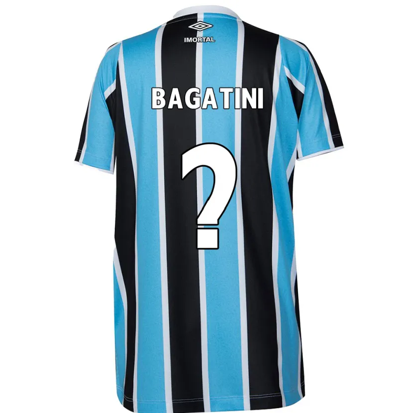 Danxen Niño Camiseta Gustavo Bagatini #0 Azul Negro Blanco 1ª Equipación 2024/25 La Camisa