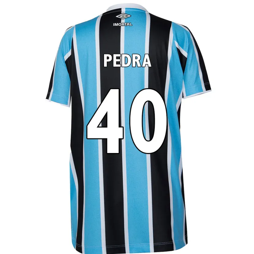 Danxen Niño Camiseta Duda Pedra #40 Azul Negro Blanco 1ª Equipación 2024/25 La Camisa