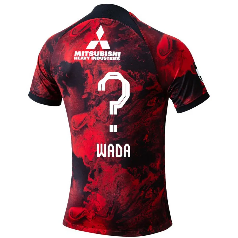 Danxen Niño Camiseta Naoya Wada #0 Negro Rojo 1ª Equipación 2024/25 La Camisa