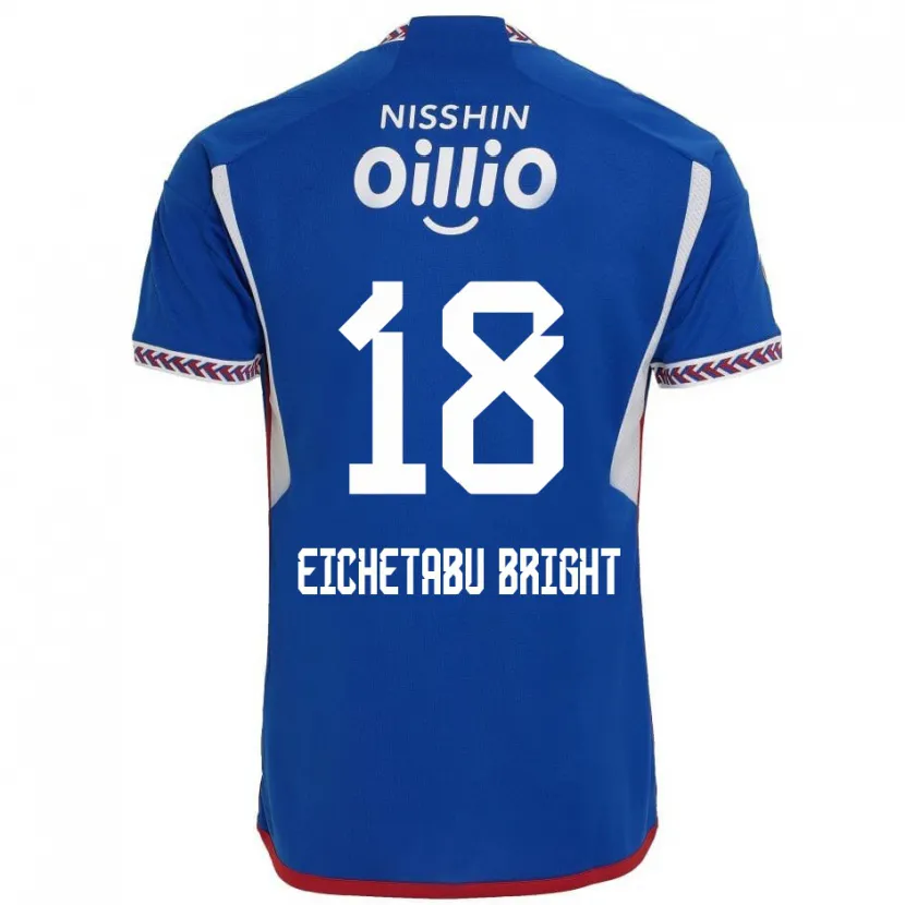 Danxen Niño Camiseta Kai Eichetabu Bright #18 Azul Blanco Rojo 1ª Equipación 2024/25 La Camisa