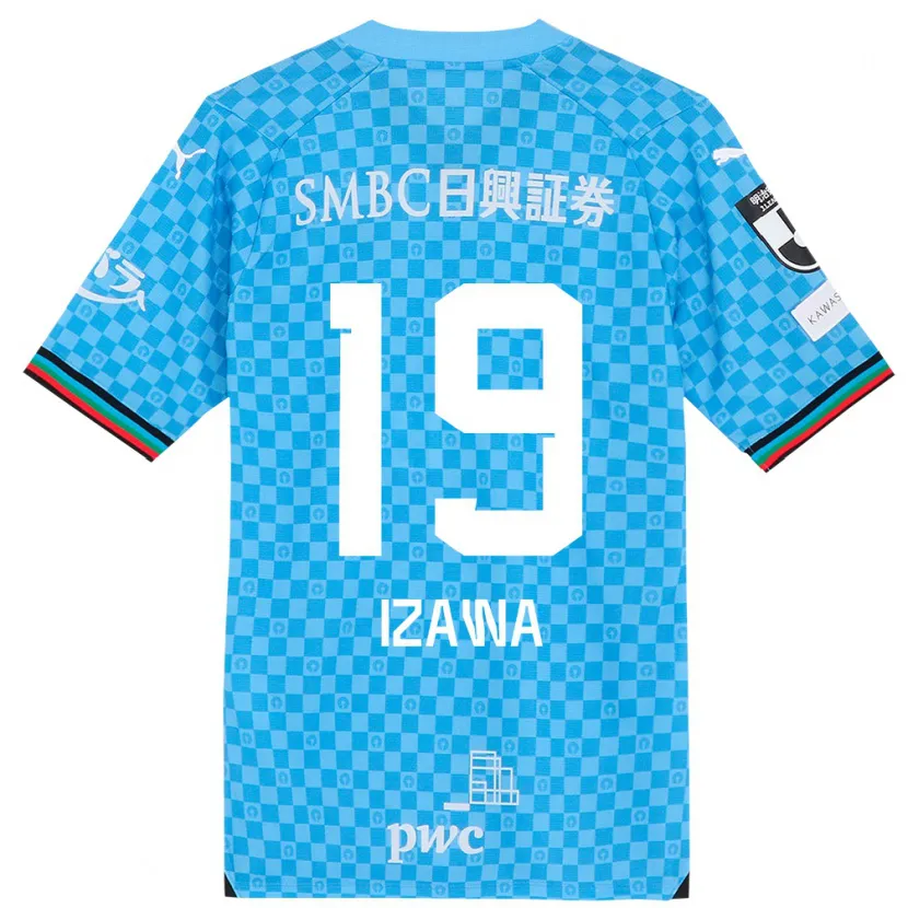 Danxen Niño Camiseta Haruki Izawa #19 Azul Celeste 1ª Equipación 2024/25 La Camisa