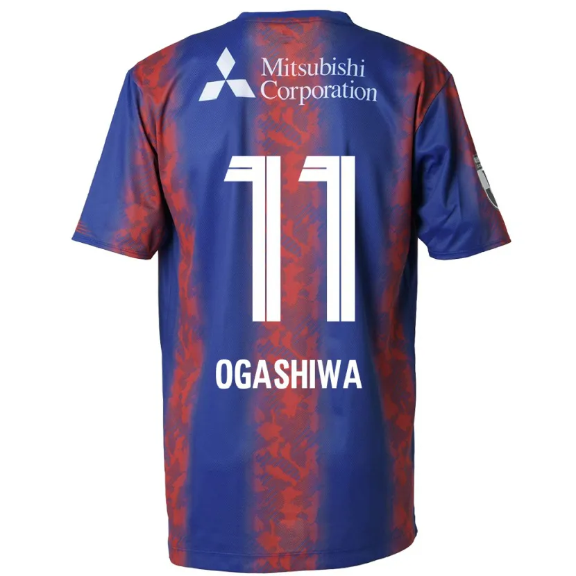 Danxen Niño Camiseta Tsuyoshi Ogashiwa #11 Azul Rojo 1ª Equipación 2024/25 La Camisa