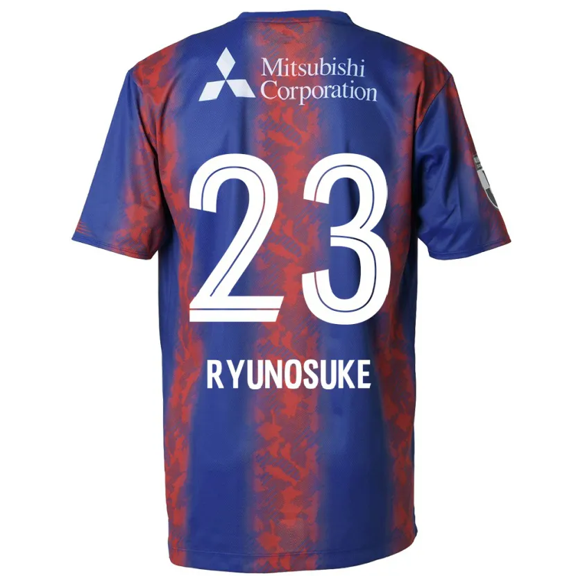 Danxen Niño Camiseta Ryunosuke Sato #23 Azul Rojo 1ª Equipación 2024/25 La Camisa