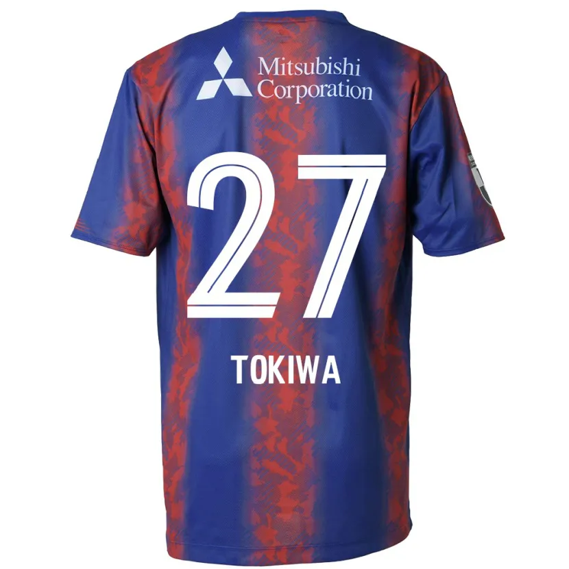 Danxen Niño Camiseta Kyota Tokiwa #27 Azul Rojo 1ª Equipación 2024/25 La Camisa