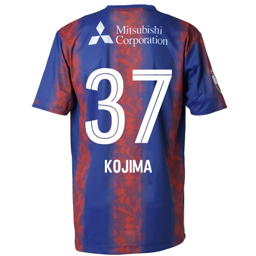 Danxen Niño Camiseta Satsuki Kojima #37 Azul Rojo 1ª Equipación 2024/25 La Camisa