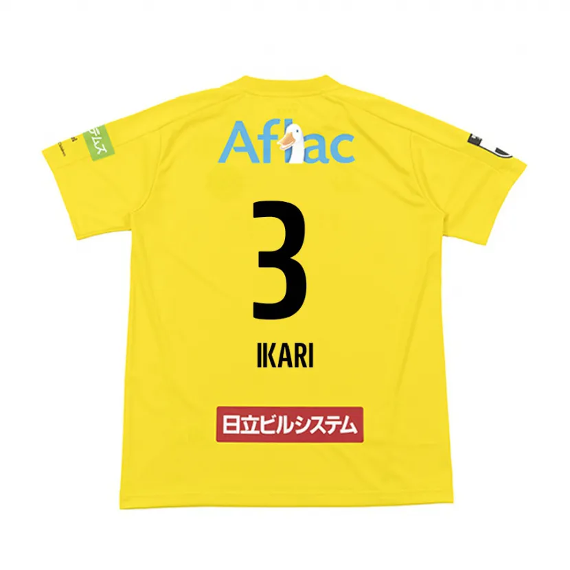 Danxen Niño Camiseta Tetta Ikari #3 Amarillo Negro 1ª Equipación 2024/25 La Camisa