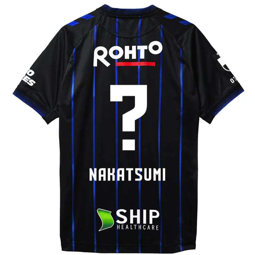 Danxen Niño Camiseta Naru Nakatsumi #0 Azul Negro 1ª Equipación 2024/25 La Camisa