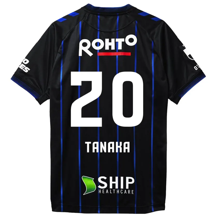 Danxen Niño Camiseta Hyoga Tanaka #20 Azul Negro 1ª Equipación 2024/25 La Camisa