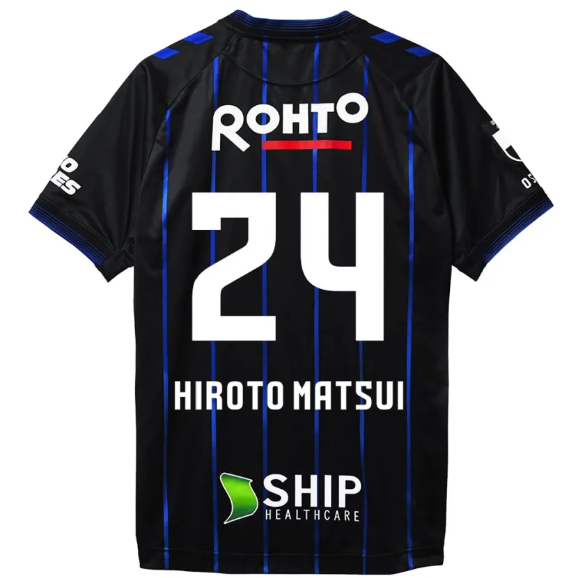 Danxen Niño Camiseta Elijah Hiroto Matsui #24 Azul Negro 1ª Equipación 2024/25 La Camisa