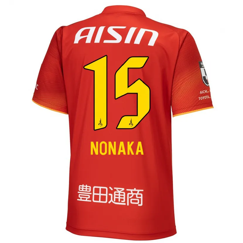 Danxen Niño Camiseta Yugo Nonaka #15 Rojo Blanco Amarillo 1ª Equipación 2024/25 La Camisa