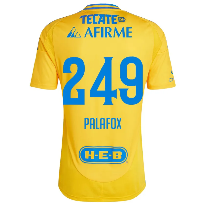 Danxen Niño Camiseta José Palafox #249 Oro Amarillo 1ª Equipación 2024/25 La Camisa