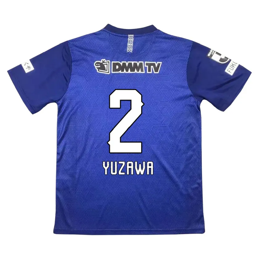 Danxen Niño Camiseta Masato Yuzawa #2 Azul Oscuro 1ª Equipación 2024/25 La Camisa