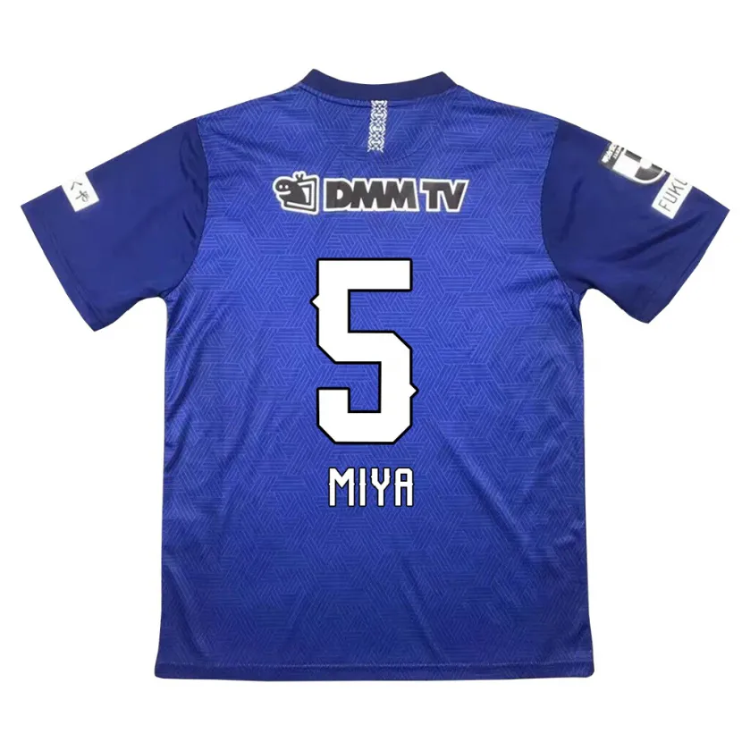 Danxen Niño Camiseta Daiki Miya #5 Azul Oscuro 1ª Equipación 2024/25 La Camisa