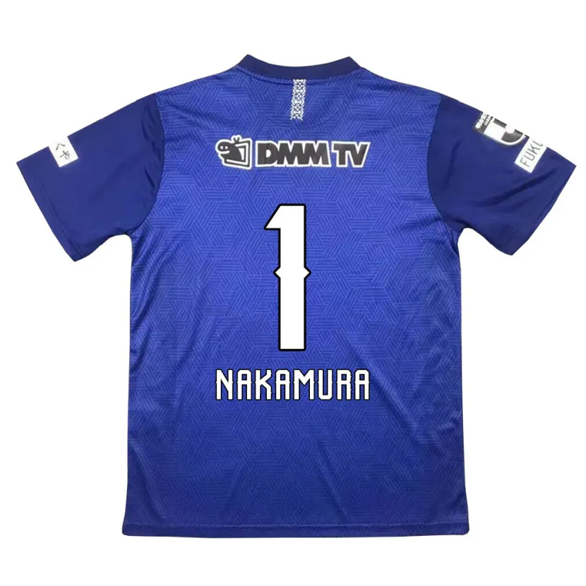 Danxen Niño Camiseta Seigo Nakamura #1 Azul Oscuro 1ª Equipación 2024/25 La Camisa