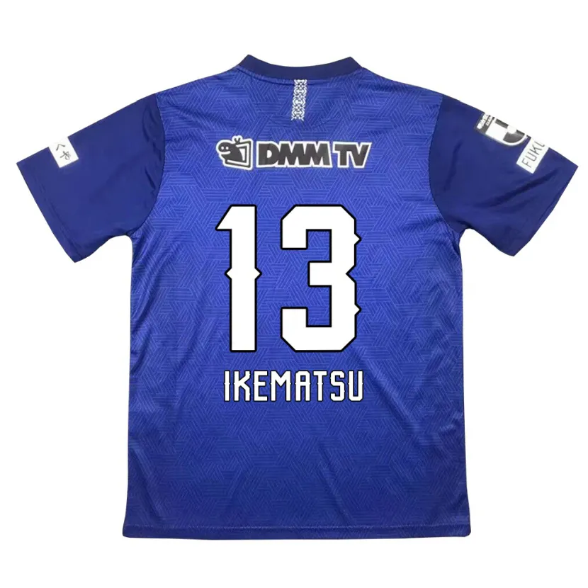 Danxen Niño Camiseta Shumpei Ikematsu #13 Azul Oscuro 1ª Equipación 2024/25 La Camisa