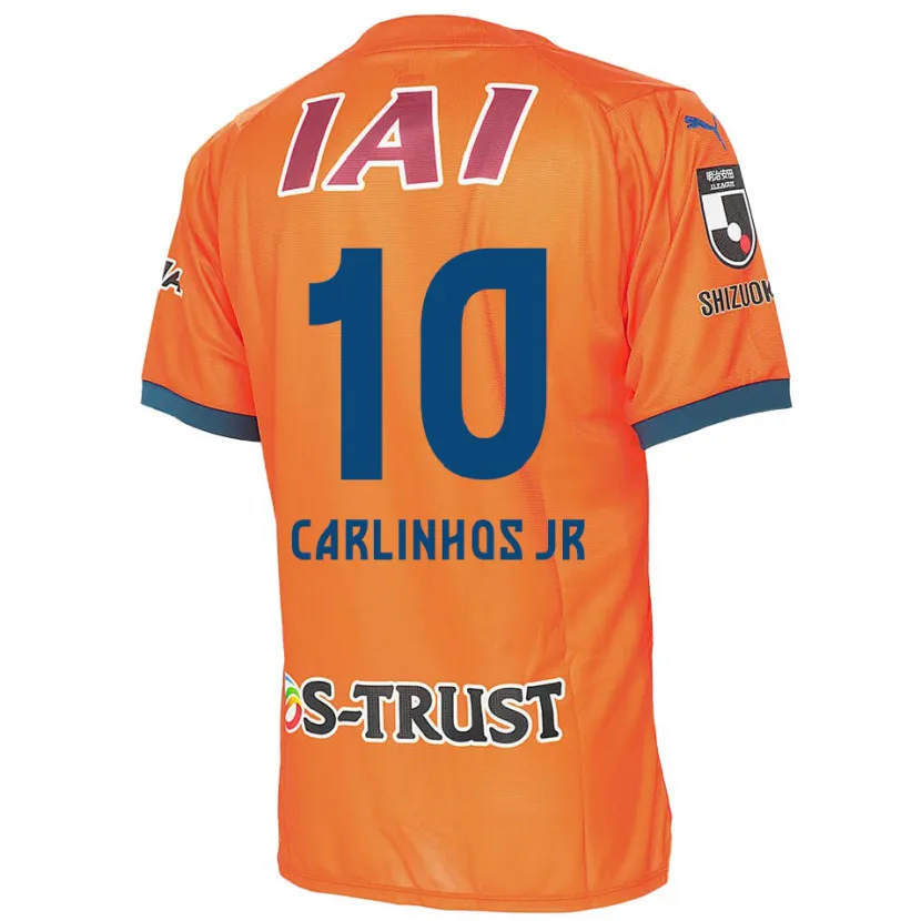 Danxen Niño Camiseta Carlinhos Junior #10 Naranja Azul 1ª Equipación 2024/25 La Camisa