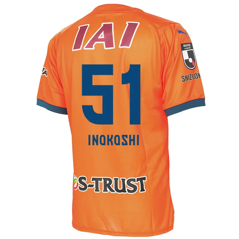 Danxen Niño Camiseta Yui Inokoshi #51 Naranja Azul 1ª Equipación 2024/25 La Camisa