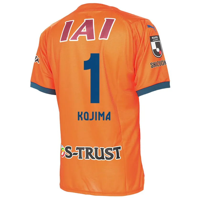 Danxen Niño Camiseta Shuta Kojima #1 Naranja Azul 1ª Equipación 2024/25 La Camisa