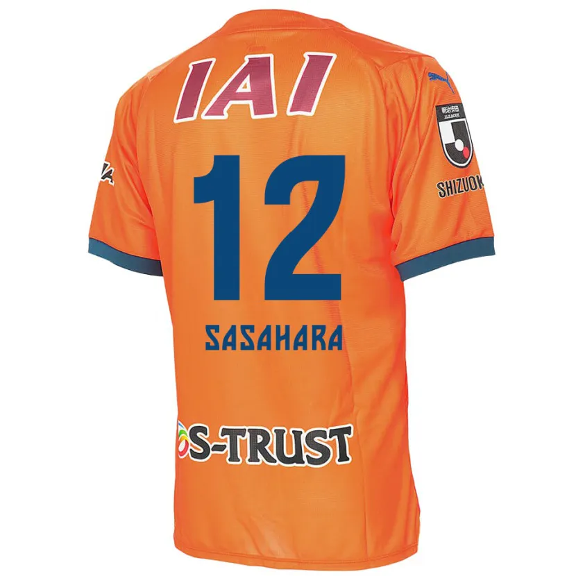 Danxen Niño Camiseta Kenshin Sasahara #12 Naranja Azul 1ª Equipación 2024/25 La Camisa