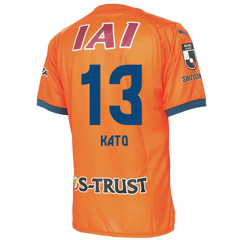 Danxen Niño Camiseta Daiya Kato #13 Naranja Azul 1ª Equipación 2024/25 La Camisa