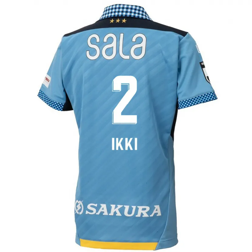 Danxen Niño Camiseta Ikki Kawasaki #2 Azul Negro 1ª Equipación 2024/25 La Camisa