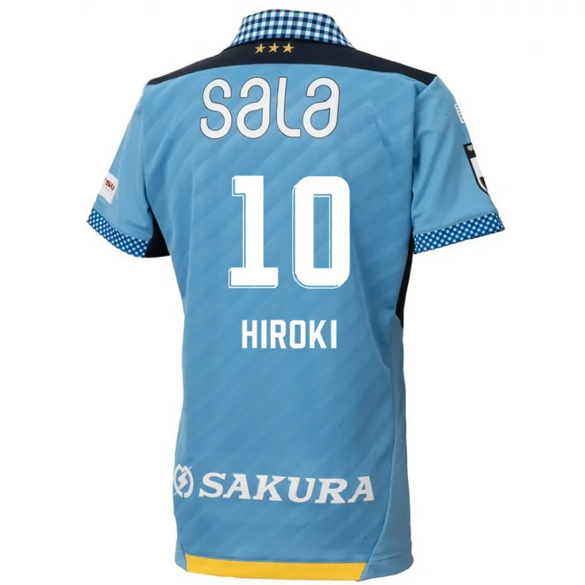 Danxen Niño Camiseta Hiroki Yamada #10 Azul Negro 1ª Equipación 2024/25 La Camisa