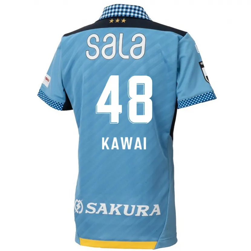 Danxen Niño Camiseta Tokumo Kawai #48 Azul Negro 1ª Equipación 2024/25 La Camisa