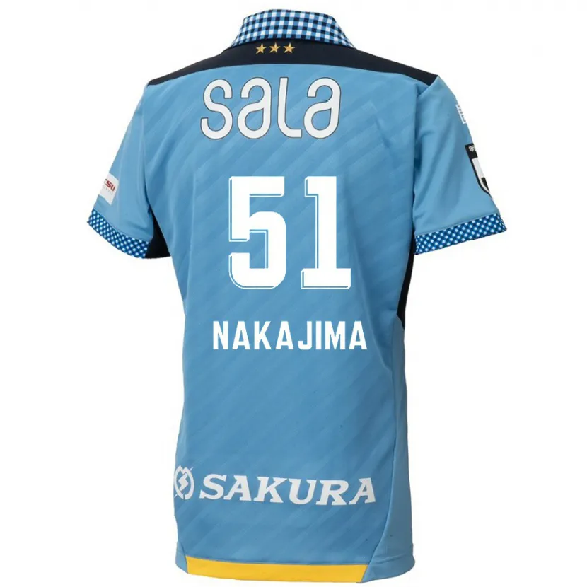 Danxen Niño Camiseta Keitaro Nakajima #51 Azul Negro 1ª Equipación 2024/25 La Camisa