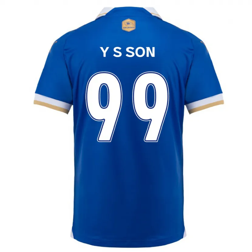 Danxen Niño Camiseta Suk-Yong Son #99 Azul Blanco 1ª Equipación 2024/25 La Camisa