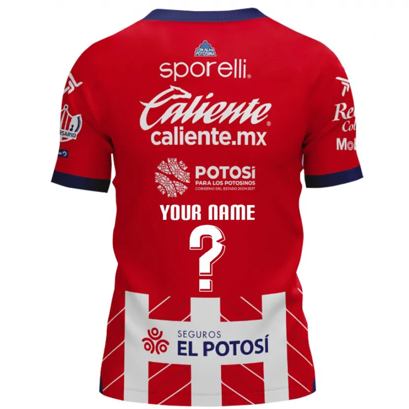 Danxen Niño Camiseta Su Nombre #0 Rojo Blanco 1ª Equipación 2024/25 La Camisa