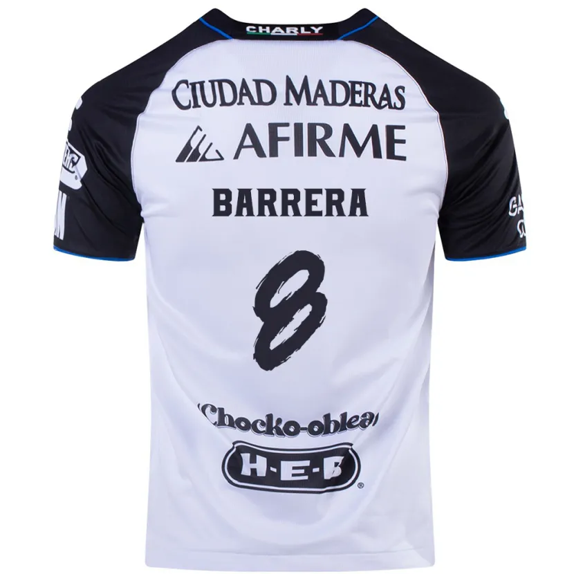 Danxen Niño Camiseta Pablo Barrera #8 Azul Negro 1ª Equipación 2024/25 La Camisa