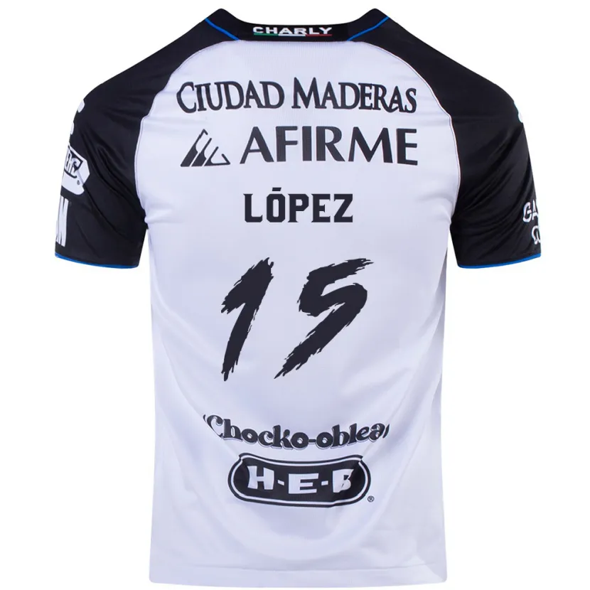 Danxen Niño Camiseta Víctor López #15 Azul Negro 1ª Equipación 2024/25 La Camisa