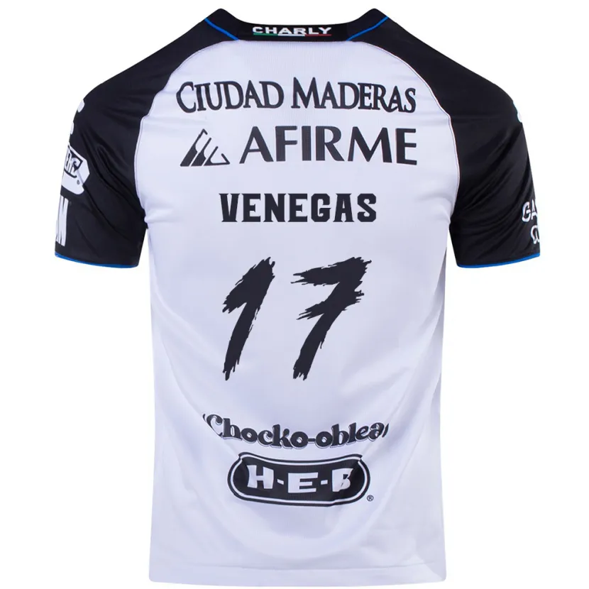 Danxen Niño Camiseta Francisco Venegas #17 Azul Negro 1ª Equipación 2024/25 La Camisa