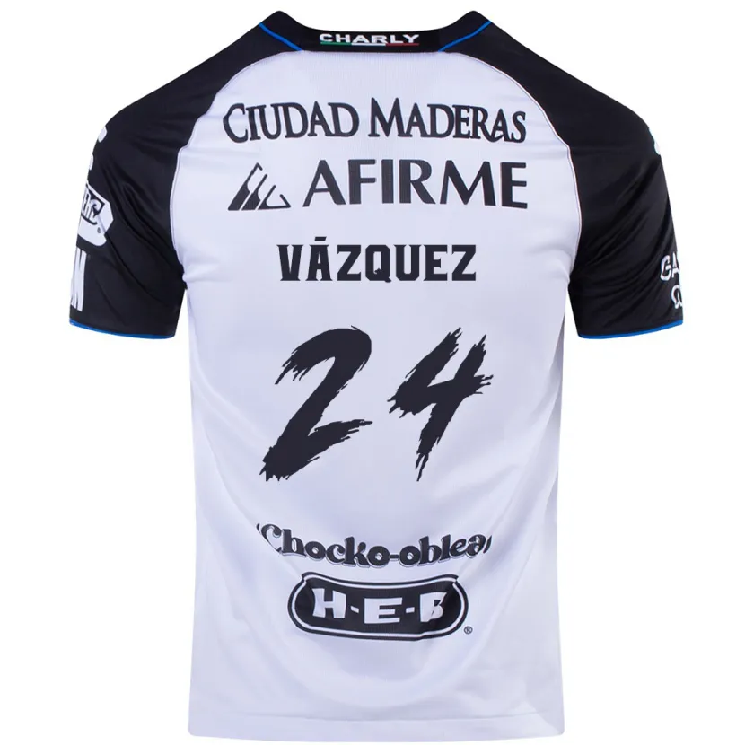 Danxen Niño Camiseta Brayton Vázquez #24 Azul Negro 1ª Equipación 2024/25 La Camisa