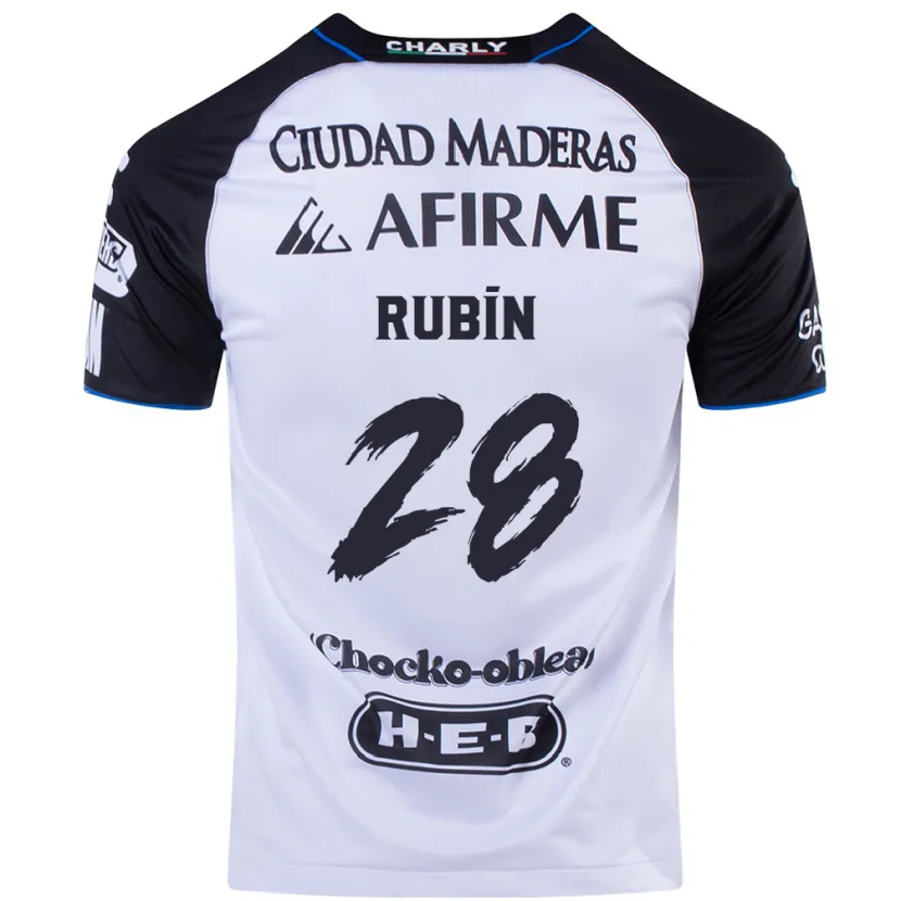 Danxen Niño Camiseta Rubio Rubín #28 Azul Negro 1ª Equipación 2024/25 La Camisa