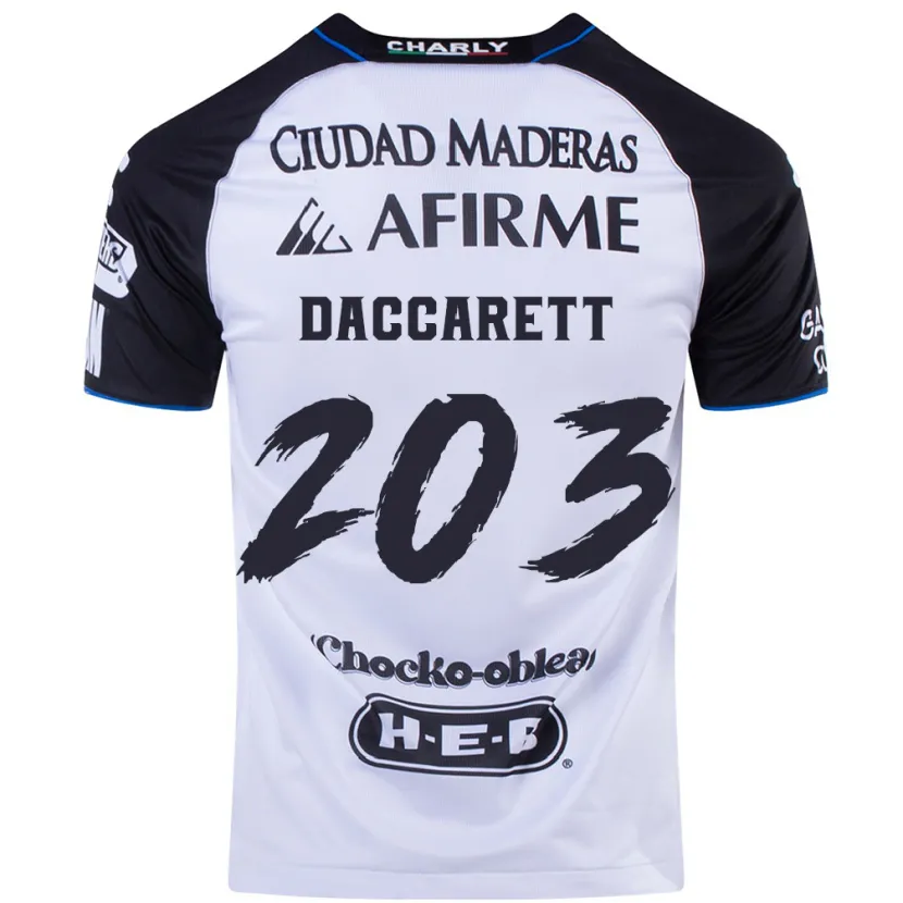 Danxen Niño Camiseta Juan Daccarett #203 Azul Negro 1ª Equipación 2024/25 La Camisa