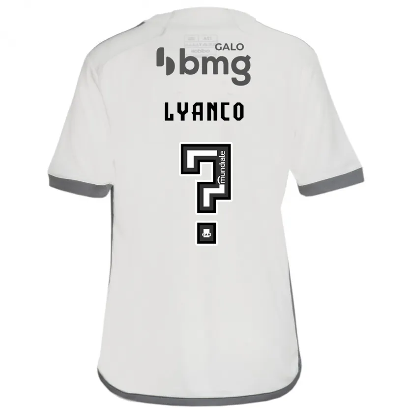 Danxen Niño Camiseta Lyanco #0 Blanquecino 2ª Equipación 2024/25 La Camisa