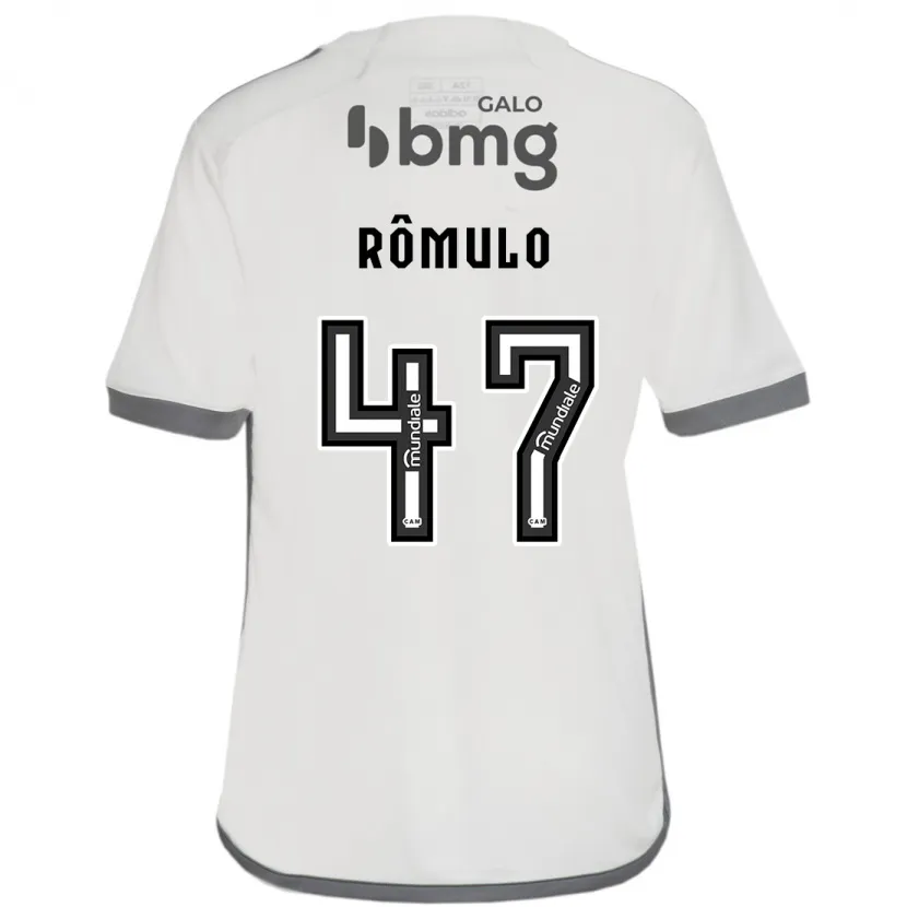 Danxen Niño Camiseta Rômulo #47 Blanquecino 2ª Equipación 2024/25 La Camisa