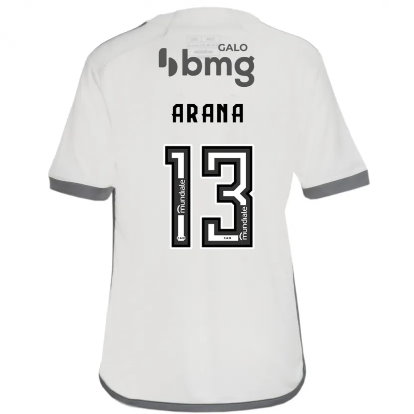 Danxen Niño Camiseta Guilherme Arana #13 Blanquecino 2ª Equipación 2024/25 La Camisa