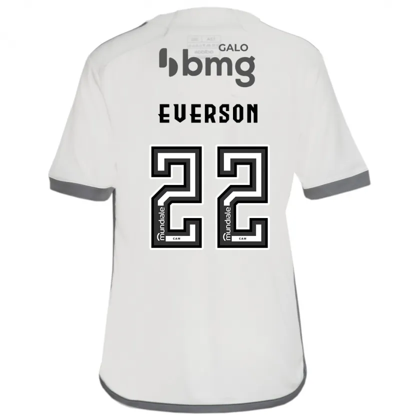 Danxen Niño Camiseta Everson #22 Blanquecino 2ª Equipación 2024/25 La Camisa