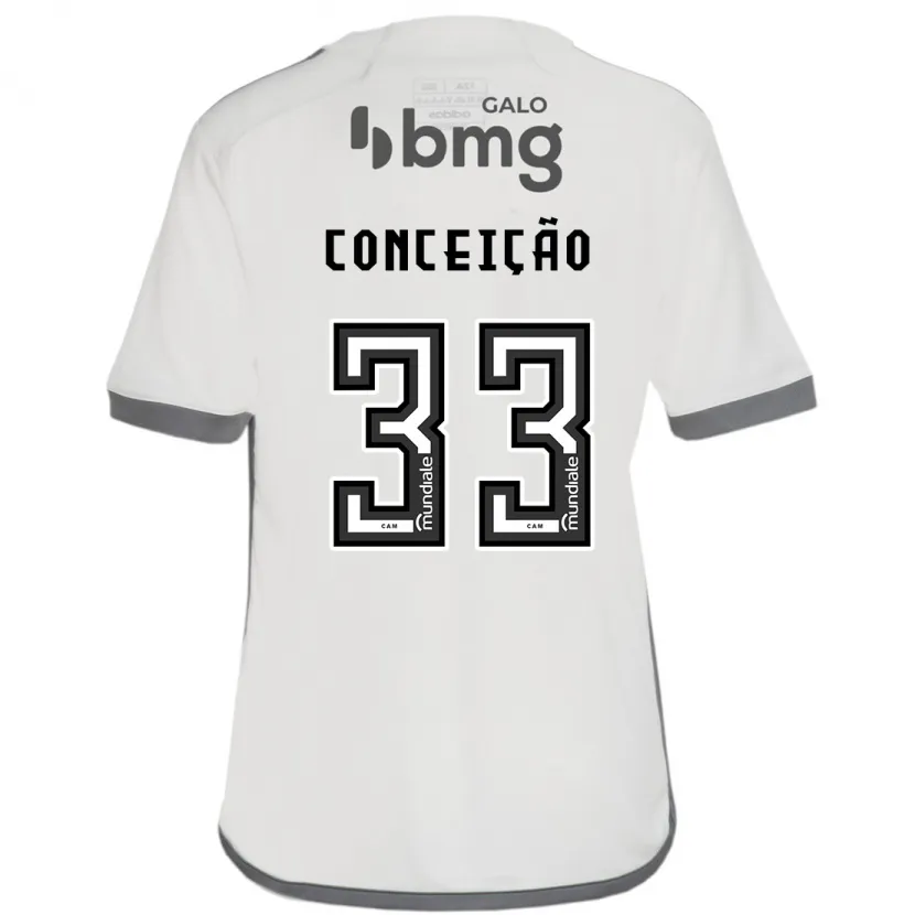 Danxen Niño Camiseta Robert Conceição #33 Blanquecino 2ª Equipación 2024/25 La Camisa