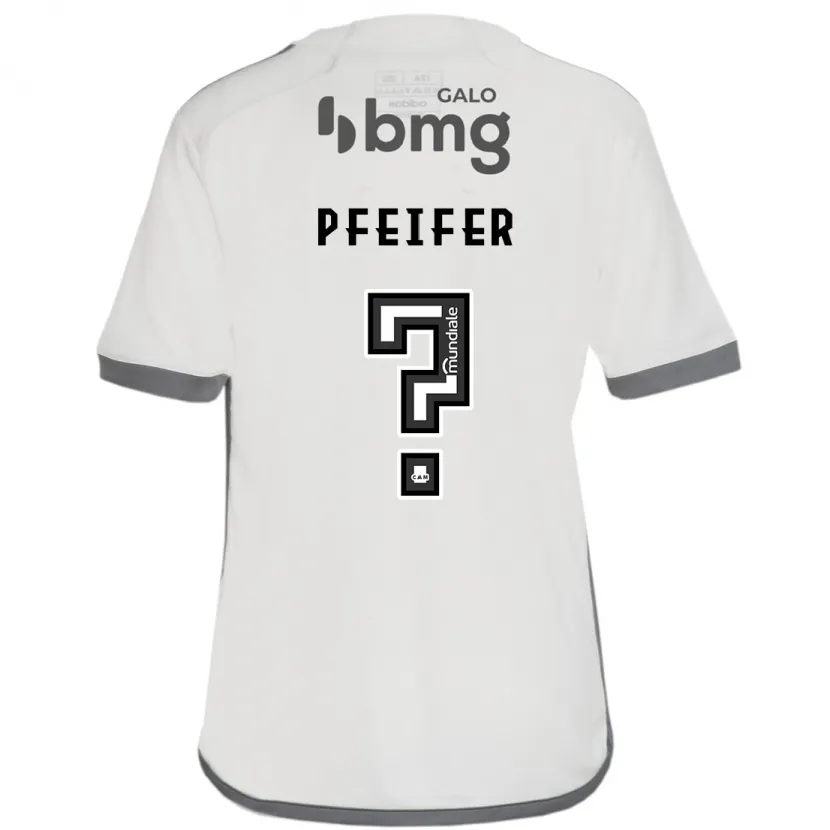 Danxen Niño Camiseta Gabriel Pfeifer #0 Blanquecino 2ª Equipación 2024/25 La Camisa