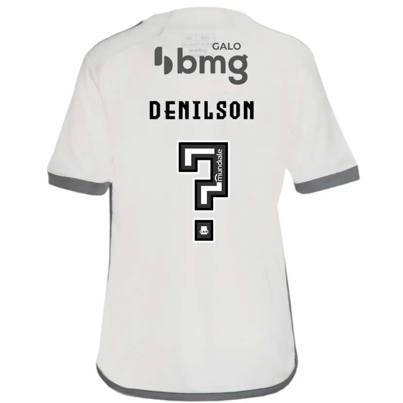 Danxen Niño Camiseta Denilson #0 Blanquecino 2ª Equipación 2024/25 La Camisa