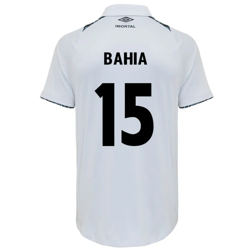 Danxen Niño Camiseta Raíssa Bahia #15 Blanco Azul 2ª Equipación 2024/25 La Camisa